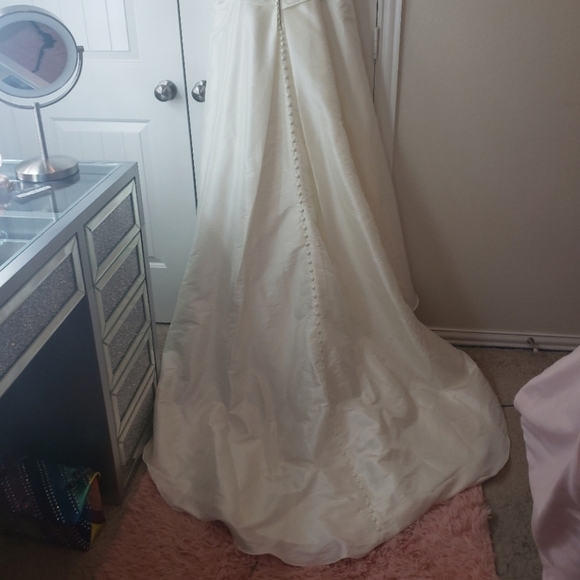 Taffeta Ruched Wedding Gown Casablanca C1831 - Picture 6 of 11